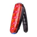 ZTTO WR03 Brillante Bike Tail LED Luz Trasera Bicicleta Linterna Lámpara de Seguridad Advertencia Taillight - Rojo