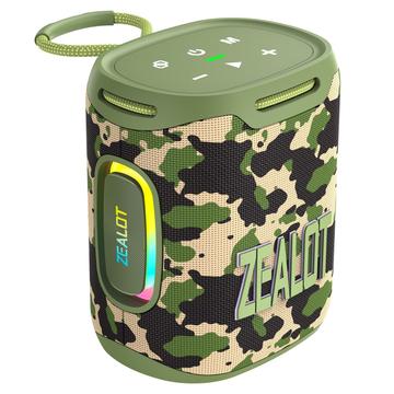 Zealot S122 Altavoz Bluetooth Portátil con Subwoofer - 25W - Camuflaje Militar