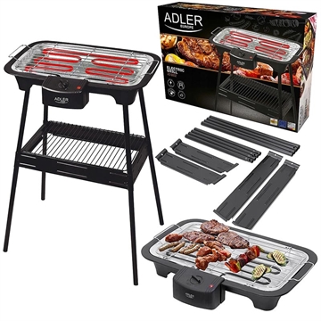 Adler AD 6602 Grill eléctrico con calefactor extraíble