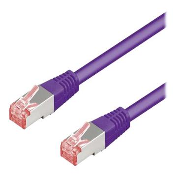 goobay CAT 6 Pares en lámina metálica = PiMF (pares de hilos en lámina protectora) Cable de red de 2 m