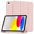 Funda tipo folio triple Tech-Protect SmartCase Pen para iPad (2022) - Rosa