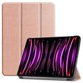 Funda Inteligente de Tres Pliegues para iPad Air 13 (2024) - Rosa Dorado