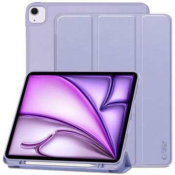 Funda tipo folio triple Tech-Protect SmartCase Pen para iPad Air 13 (2024) - Violeta