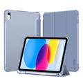 Funda tipo folio triple Tech-Protect SmartCase Pen Hybrid para iPad (2022) - Azul cristal