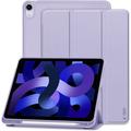 Funda tipo folio triple Tech-Protect SmartCase Pen para iPad Air 2020/2022/2024 - Violeta