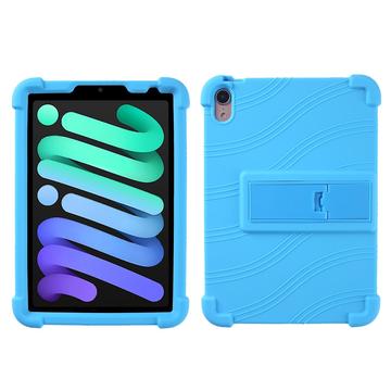 Funda de silicona con soporte iPad Mini (2021) - Azul