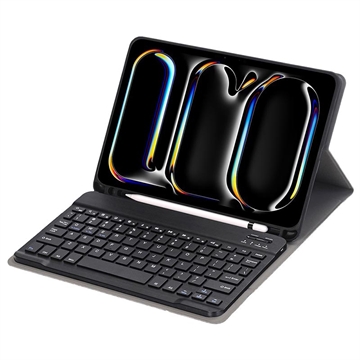 Funda con Teclado Bluetooth para iPad Pro 11 (2024) - Negro