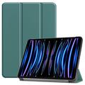 Funda Inteligente de Tres Pliegues para iPad Pro 11 (2024) - Verde