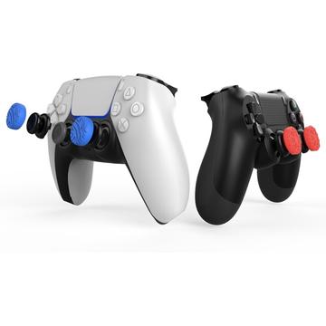 iPega PG-P5029 Tapones de silicona para el pulgar para PS5/PS4 - 4 uds. - Rojo / Azul