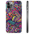 Funda de TPU para iPhone 11 Pro Max - Flores Abstractas