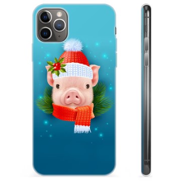 Funda de TPU para iPhone 11 Pro Max - Piggy de Invierno