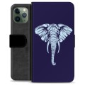 Funda Cartera Premium para iPhone 11 Pro - Elefante