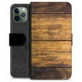 Funda Cartera Premium para iPhone 11 Pro - Madera