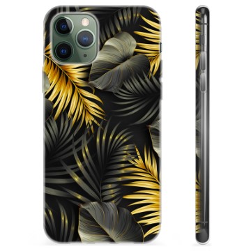 Funda de TPU para iPhone 11 Pro - Hojas Doradas