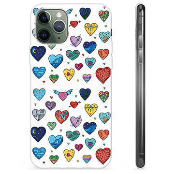 Funda de TPU para iPhone 11 Pro - Corazones