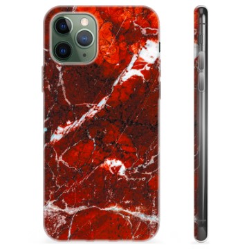 Funda de TPU para iPhone 11 Pro - Mármol Rojo