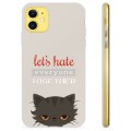 Funda de TPU para iPhone 11 - Gato Enfadado