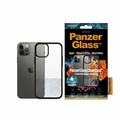 Carcasa Antibacteriana PanzerGlass ClearCase para iPhone 12/12 Pro - Negro / Claro