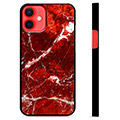 Carcasa Protectora para iPhone 12 mini - Mármol Rojo