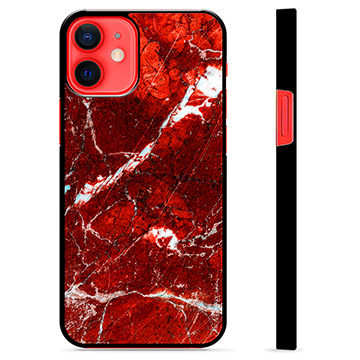 Carcasa Protectora para iPhone 12 mini - Mármol Rojo