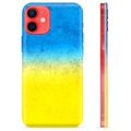 Funda TPU con bandera de Ucrania para iPhone 12 mini - Bicolor