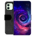 Funda Cartera Premium para iPhone 12 - Galaxia