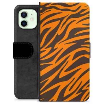 Funda Cartera Premium para iPhone 12 - Tigre