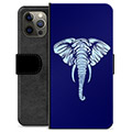 Funda Cartera Premium para iPhone 12 Pro Max - Elefante