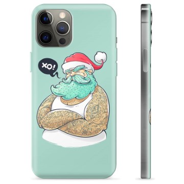 Funda de TPU para iPhone 12 Pro Max - Papá Noel Moderno