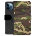 Funda Cartera Premium para iPhone 12 Pro - Camuflaje