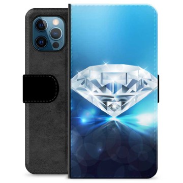 Funda Cartera Premium para iPhone 12 Pro - Diamante