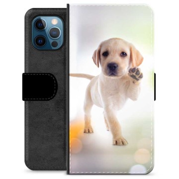 Funda Cartera Premium para iPhone 12 Pro - Perro