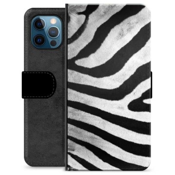 Funda Cartera Premium para iPhone 12 Pro - Cebra