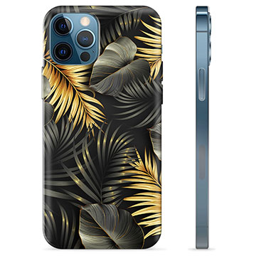 Funda de TPU para iPhone 12 Pro - Hojas Doradas