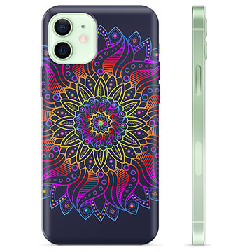 Funda de TPU para iPhone 12 - Mandala Colorida