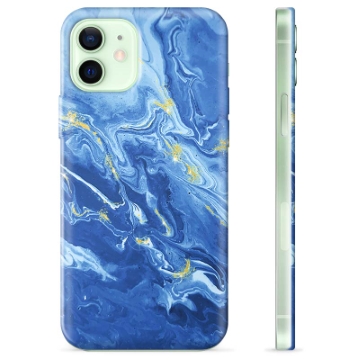 Funda de TPU para iPhone 12 - Mármol Colorido