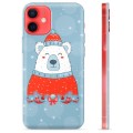 Funda de TPU para iPhone 12 mini - Oso de Navidad