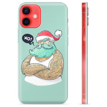 Funda de TPU para iPhone 12 mini - Papá Noel Moderno