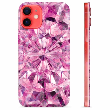 Funda de TPU para iPhone 12 mini - Cristal Rosa