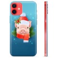 Funda de TPU para iPhone 12 mini - Piggy de Invierno