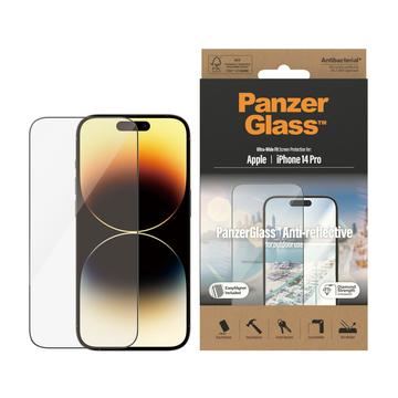 Protector de Pantalla PanzerGlass Ultra-Wide Fit Anti-Reflective EasyAligner para iPhone 14 Pro - Borde Negro