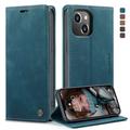 Funda Caseme Serie 013 para iPhone 13 - Estilo Cartera - Azul