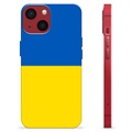 Funda TPU con bandera de Ucrania para iPhone 13 Mini - Amarillo y azul claro