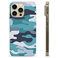 Funda de TPU para iPhone 13 Pro Max - Camuflaje Azul