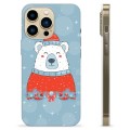 Funda de TPU para iPhone 13 Pro Max - Oso de Navidad