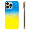 Funda TPU con bandera de Ucrania para iPhone 13 Pro Max - Bicolor