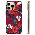 Funda de TPU para iPhone 13 Pro Max - Flores Vintage