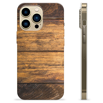 Funda de TPU para iPhone 13 Pro Max - Madera