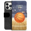 Funda Cartera Premium para iPhone 13 Pro - Baloncesto