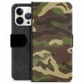 Funda Cartera Premium para iPhone 13 Pro - Camuflaje